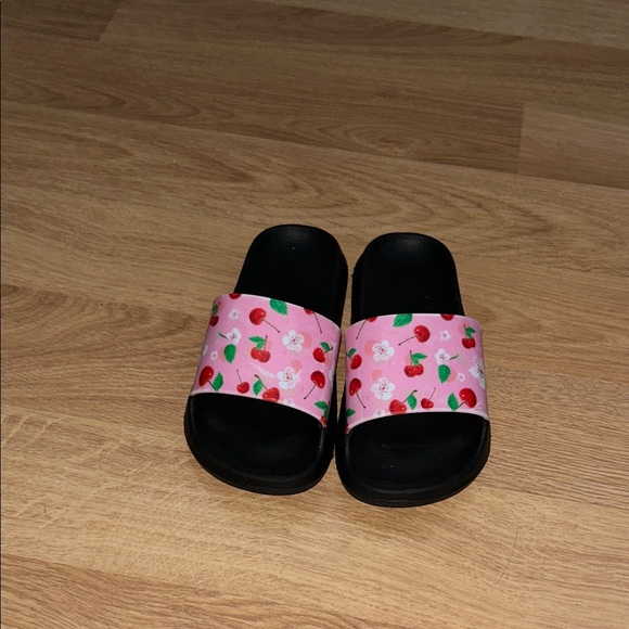 Other - Pink Cherry Kids Slide Sandals